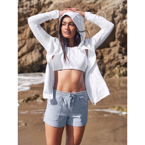 NWT ATHLETA Pacifica Illume UPF Full Zip Jacket Sweatshirt - Picture 6 of 6